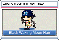 Waxing Moon Hair Obtained