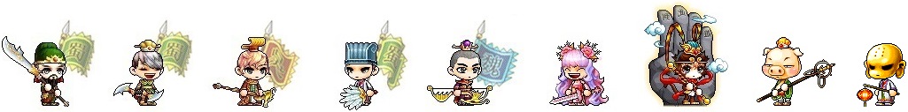 Official Three Kingdoms Maple Characters!