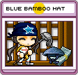 Blue Bamboo Hat