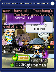 cervid and Yunchang Swap Fame